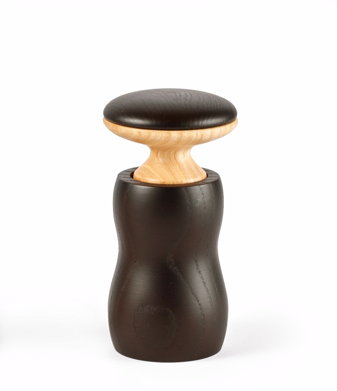 Legnoart HERCULES Salt/Peber keramisk kværn - Small - mørk ask