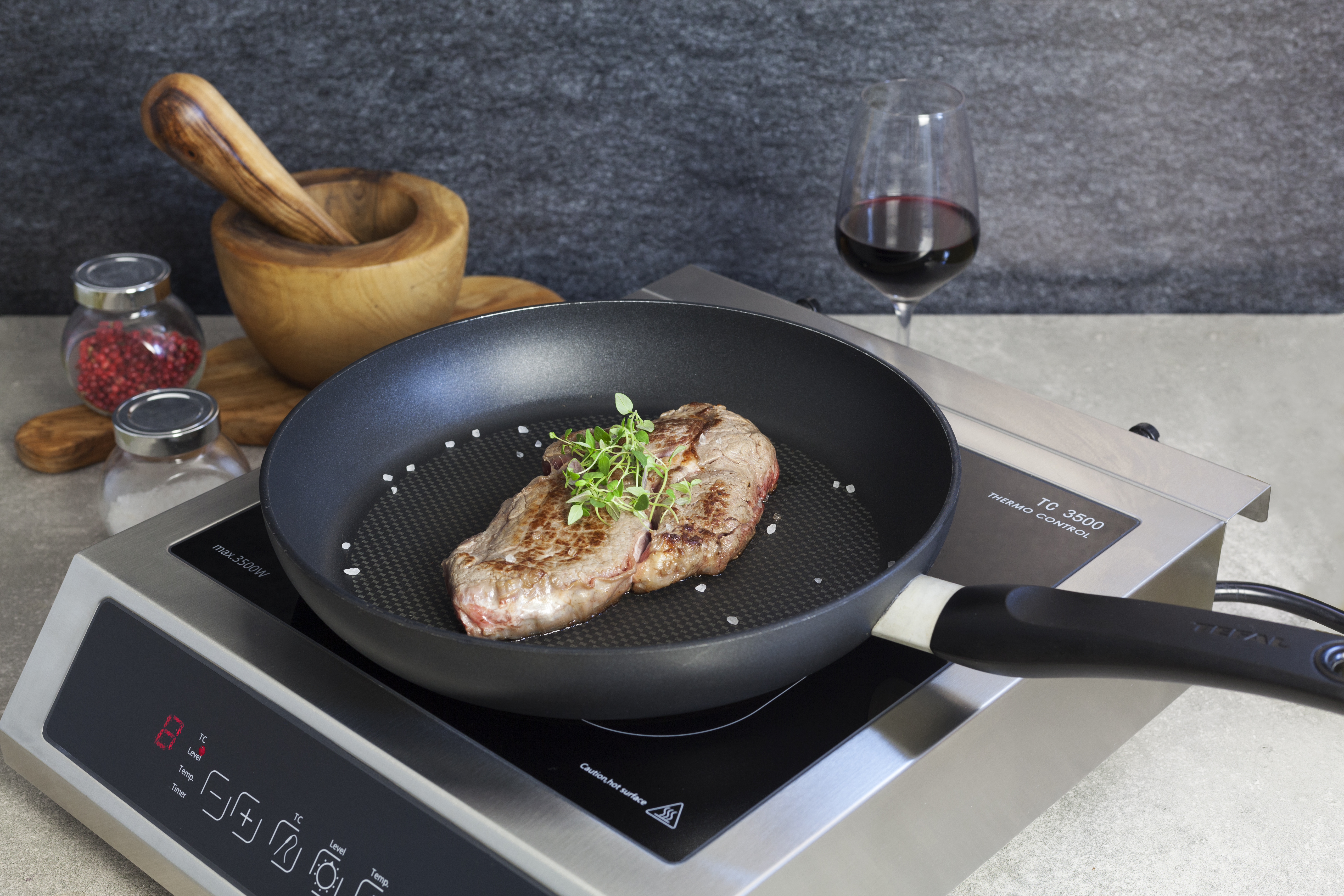 Caso Induktion Thermo Control 3500, Sensor Touch/m. t