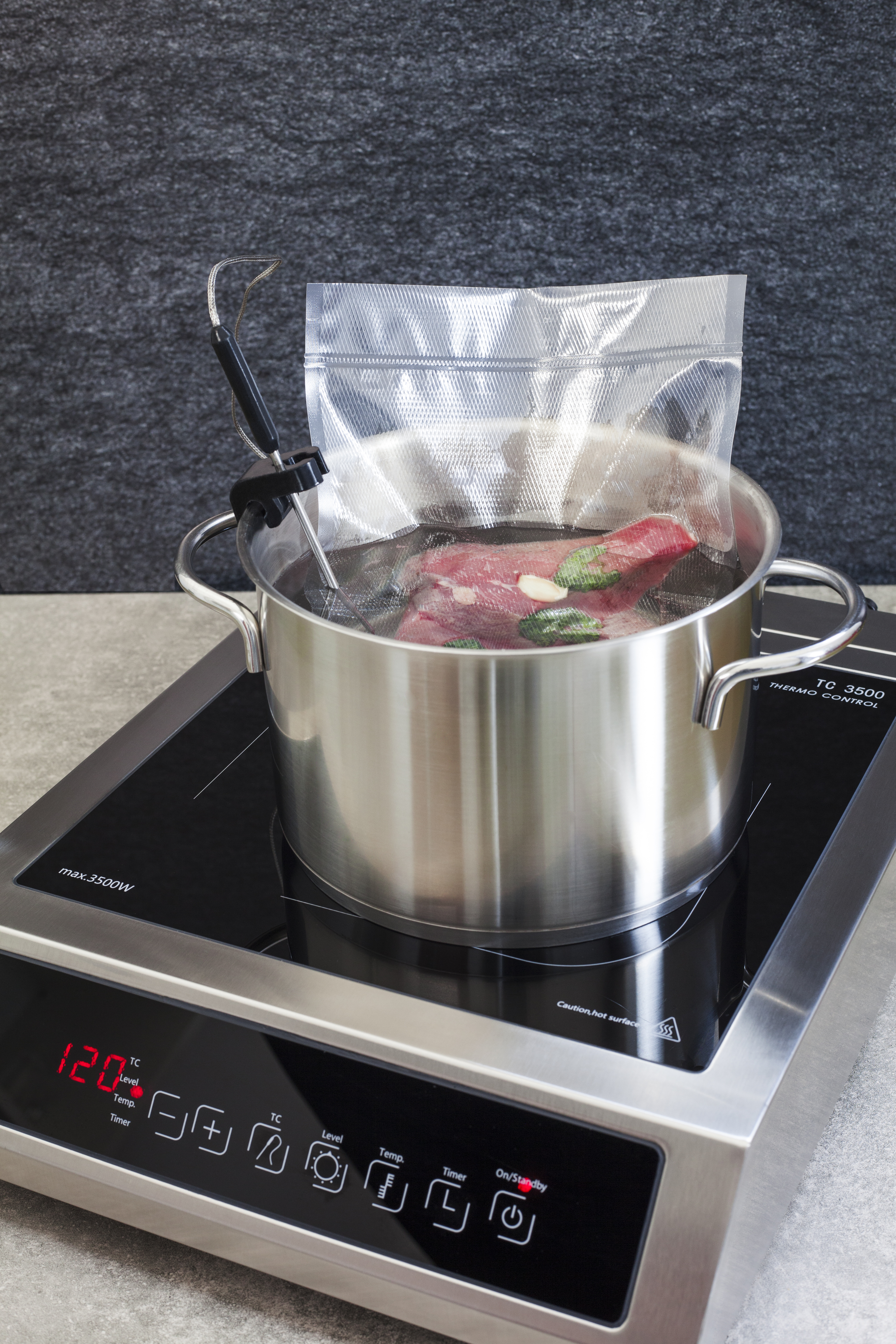 Caso Induktion Thermo Control 3500, Sensor Touch/m. t