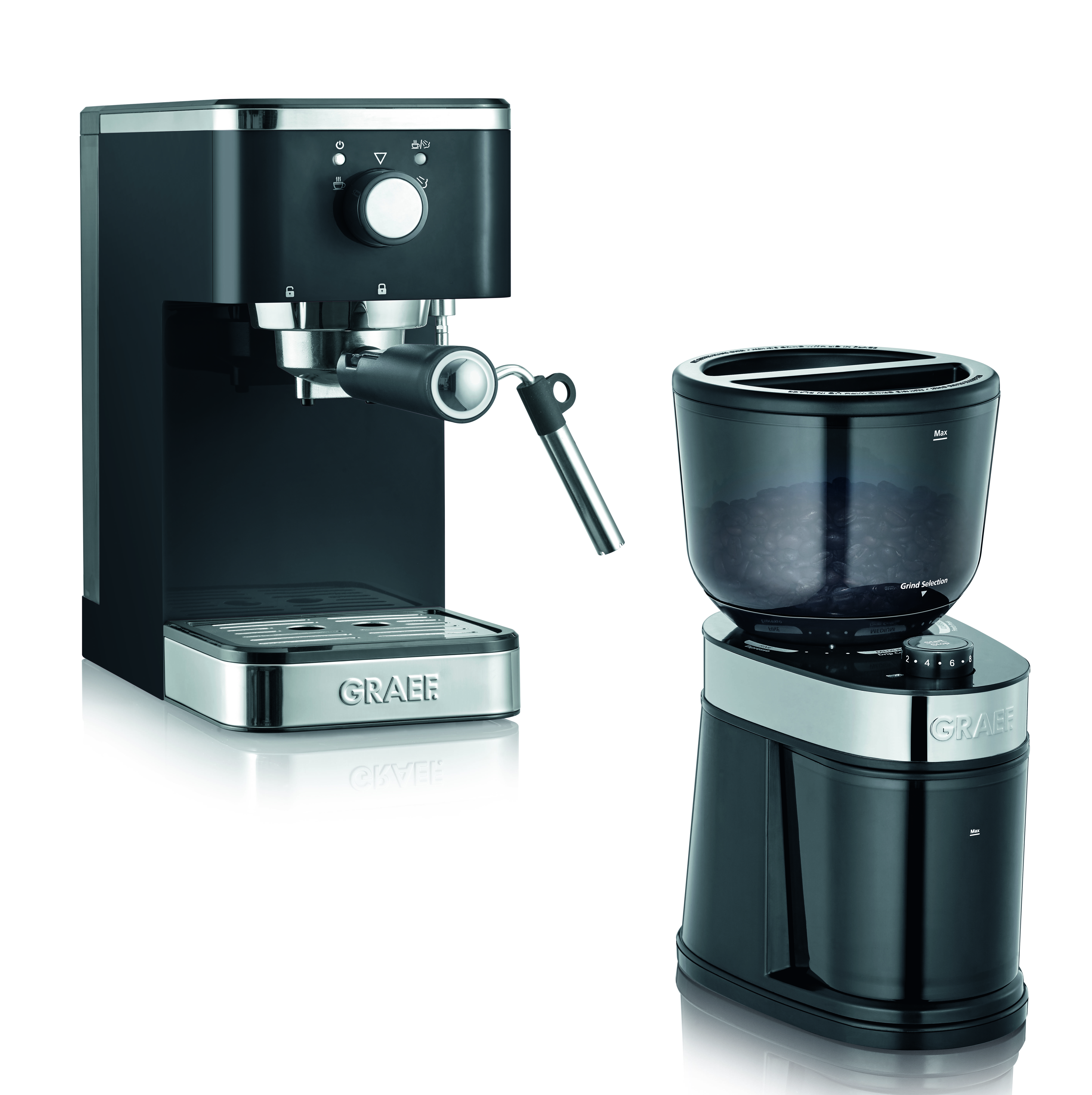 Graef Espressomaskine/Kværn, Sort